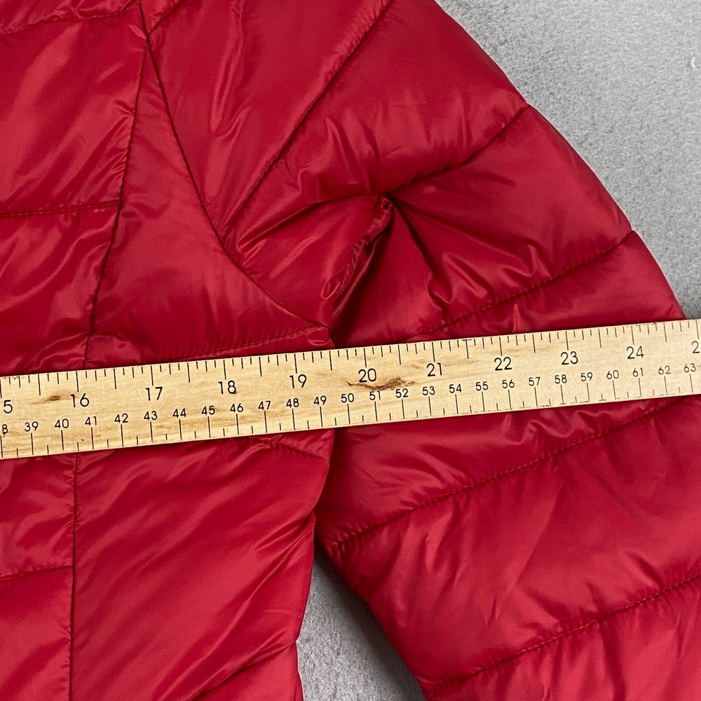Barbour womens Coastal Collection Jacket 8 Quilted Red pockets NEW - Picture 13 of 16
